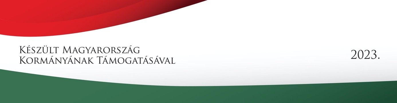 Magyarország támogatásával 2023 Magyarország támogatásával 2023